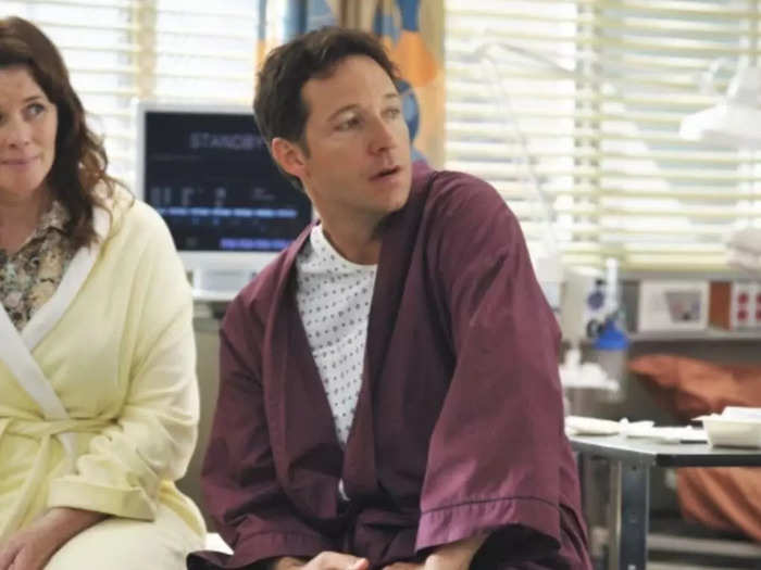 Receiving his kidney was a patient named Stan, played by "Scandal" actor George Newbern.