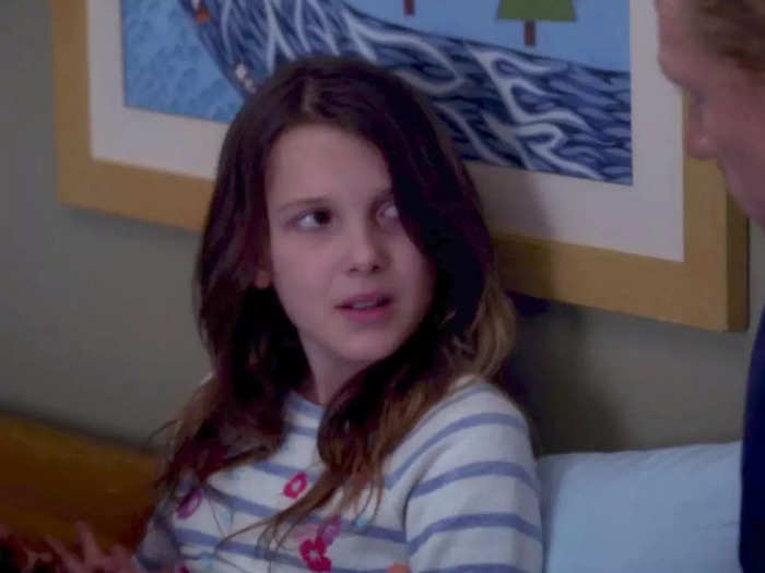 Before "Stranger Things," Millie Bobby Brown had a guest spot on an episode on season 11.