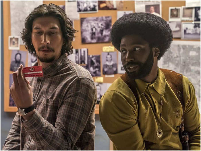 1. Based on a true story, "BlacKkKlansman" is Driver