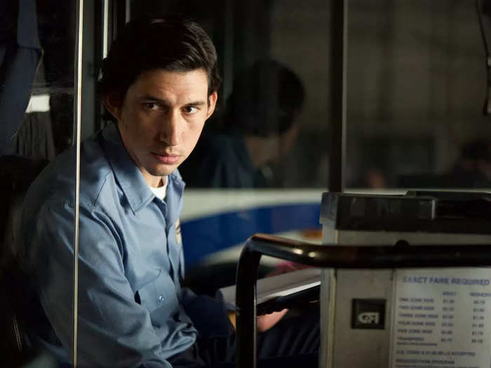 2. In "Paterson," Driver thrives as a curious and somewhat detached bus driver.