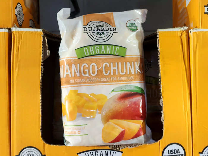 I use Dujardin organic mango chunks for smoothies.