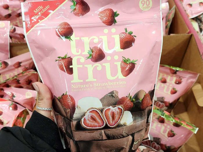 The Tru Fru strawberries are a family-favorite snack.