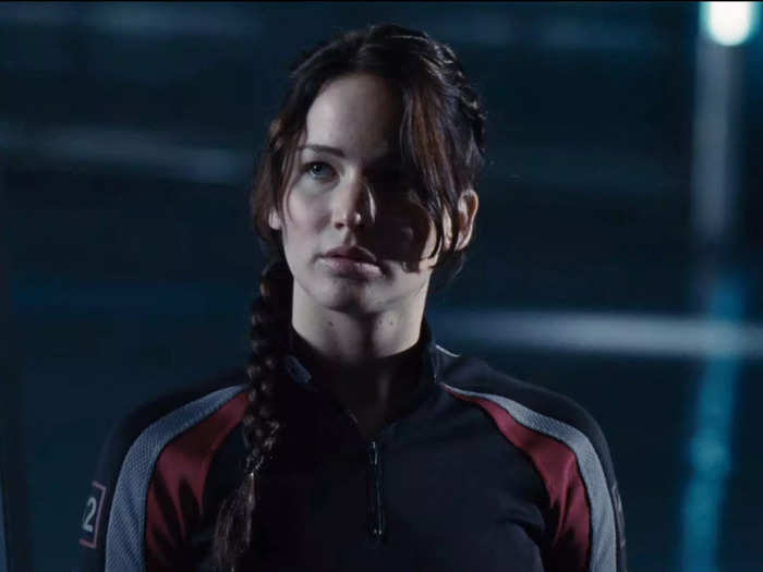 Jennifer Lawrence starred as 16-year-old Katniss Everdeen, the film