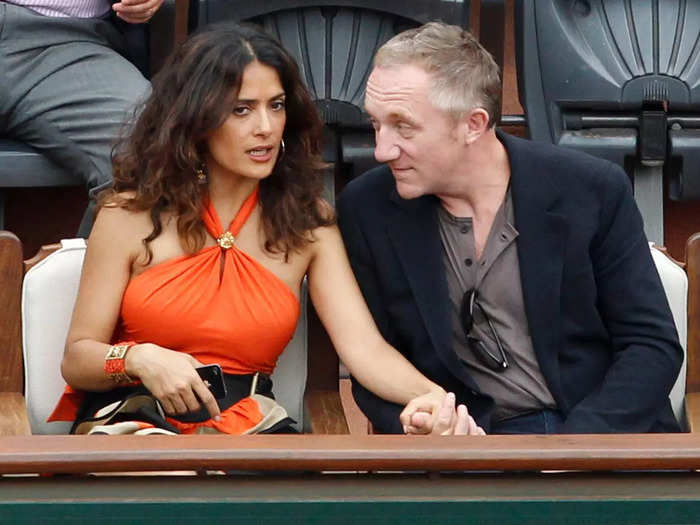 That extends to the style preferences of his wife, the actress Salma Hayek, who is "very precise in what she likes and doesn