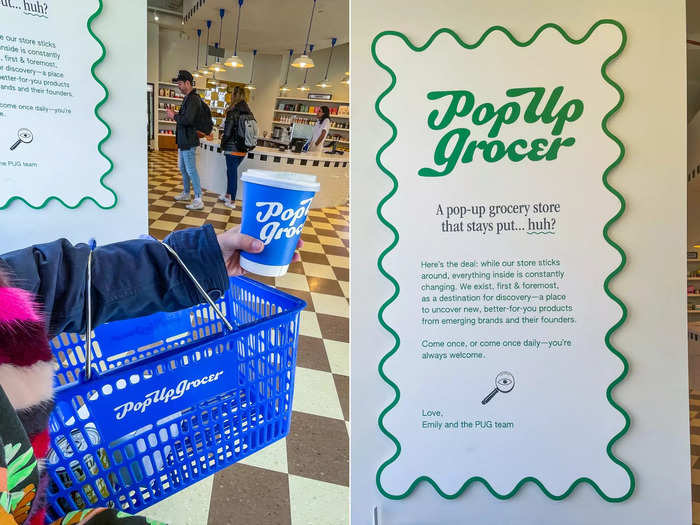 A traveling pop-up grocery store that I