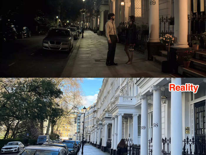 Just like in the show, Kate lives on a parallel street to Joe, which is also in Kensington. I found it a lot nicer and very fitting for Kate