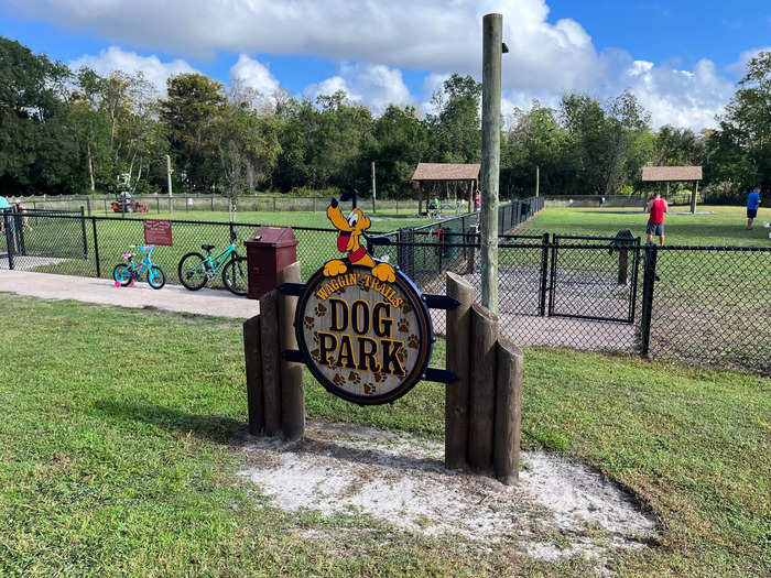 Fort Wilderness was pet-friendly, and it even had a dog park.