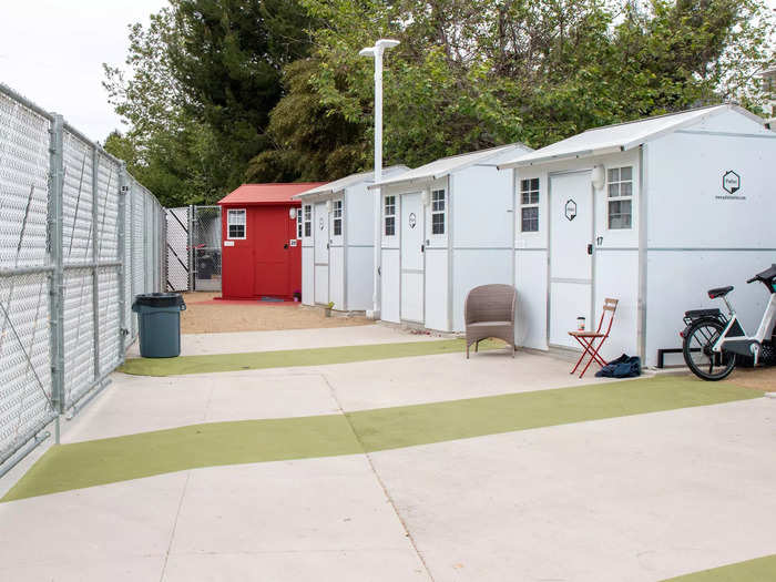 To compare, the sites in Los Angeles want their residents to find permanent housing within half a year.