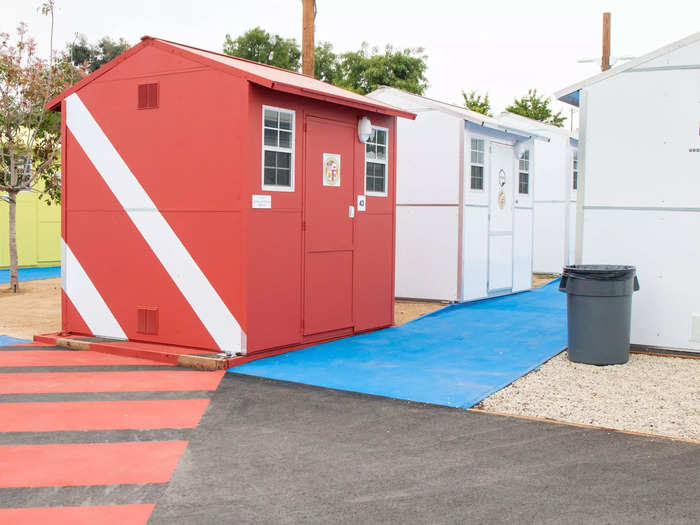 The 200 beds at one of its latest villages, Alexandria Park Tiny Home Village, each cost about $43,000, bringing the cost of the village to $8.6 million.