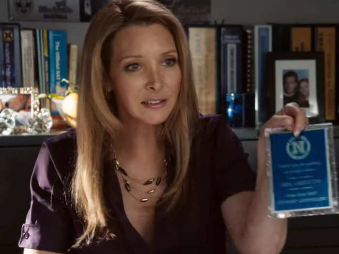 "Friends" star Lisa Kudrow played Mrs. Griffith, the high-school guidance counselor.