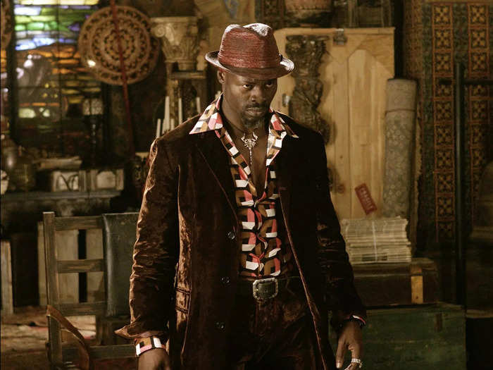 Hounsou worked with Keanu Reeves, Rachel Weisz, and Shia LaBeouf in "Constantine" (2005).