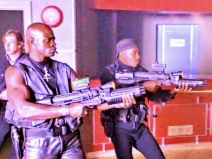 Hounsou played a part in the 1998 sci-fi film "Deep Rising."