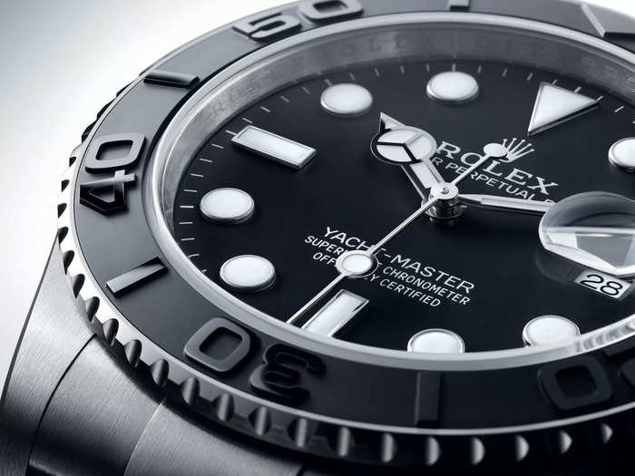 "The Rolex Yacht-Master 42 Is the showstopper… Wow!" Altieri said. "Sleek, monochromatic, and lightweight."