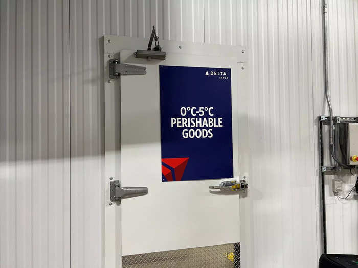 To further increase capacity, the airline recently opened a 15,000-square-foot cooler, which is essentially a giant refrigerator that will handle things like produce and pharmaceuticals.