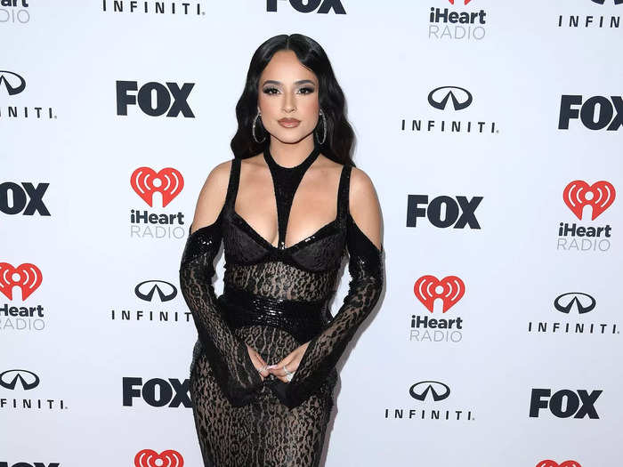 Becky G proved that the "naked" fashion trend is still going strong.