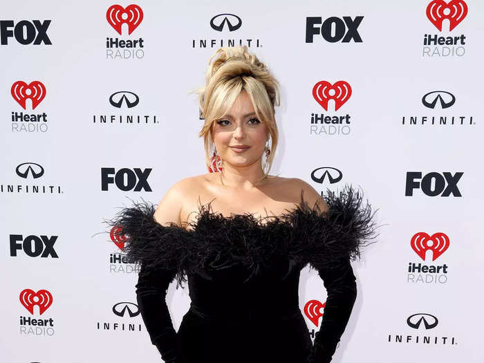 Bebe Rexha rocked a lasting fashion trend: feathers.