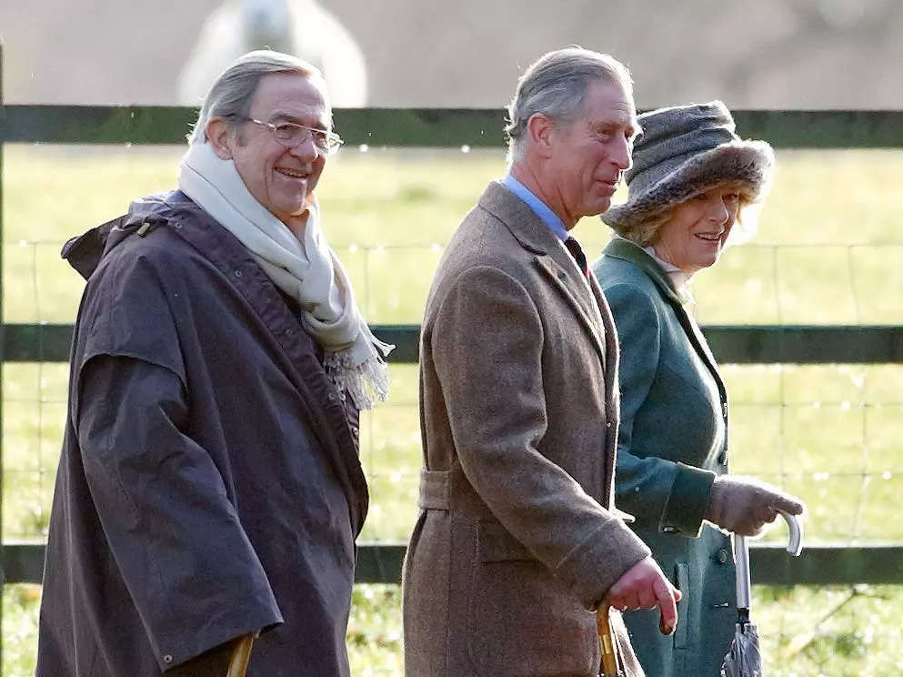 Constantine II of Greece, Prince Charles, and Camilla Parker Bowles in 2007.
