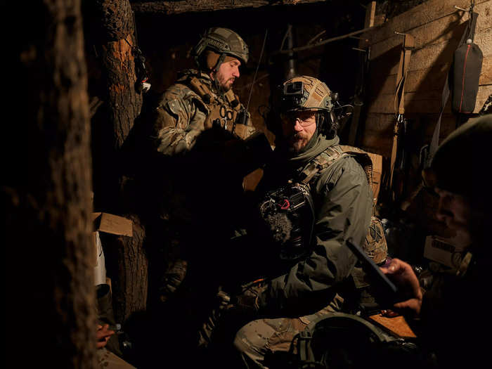 Conditions in the trenches can really deteriorate, Fabian said. "People living in these narrow trenches for weeks and months on end — they get dirty."