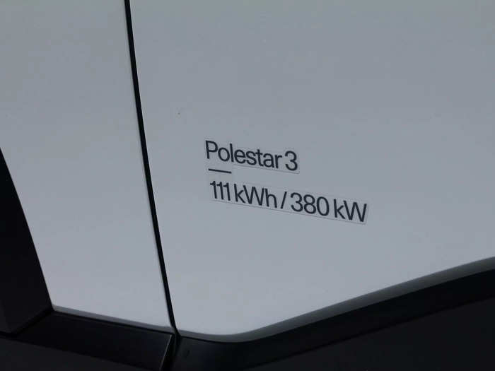 There are just a couple of cryptic logos and some teeny-tiny stickers that give more details. It adds to Polestar