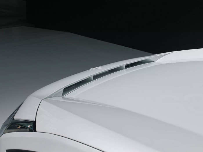 Unique touches like a front wing (for aerodynamics) make the Polestar 3 all the more eye-catching.