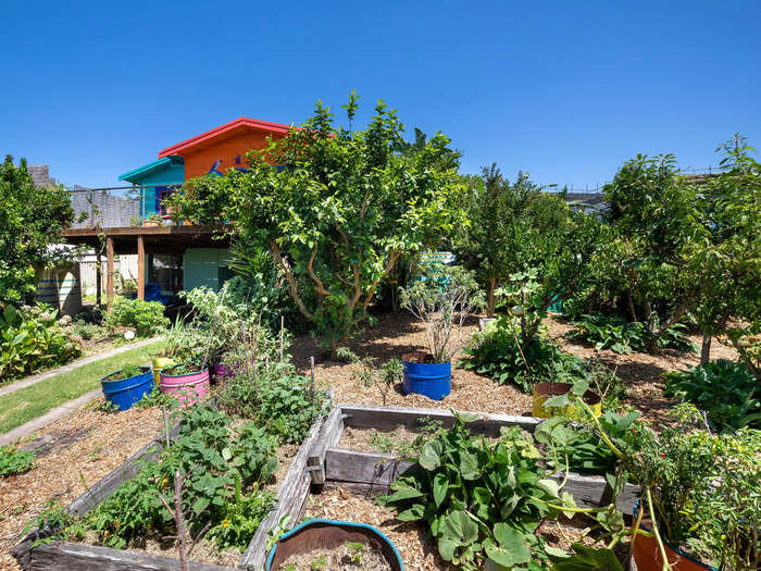 The property is solar-powered, and comes with vegetable and fruit gardens, making it the perfect home for someone who wants to live self sufficiently, Fuller said.