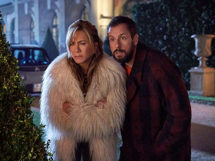 March 2023: Aniston said that she loved looking after Sandler while filming "Murder Mystery 2."