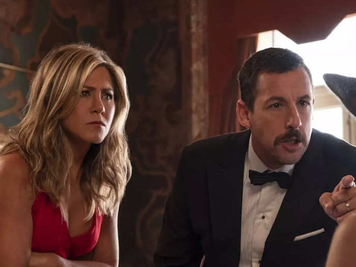 June 2019: Sandler and Aniston star in their second movie together, "Murder Mystery."