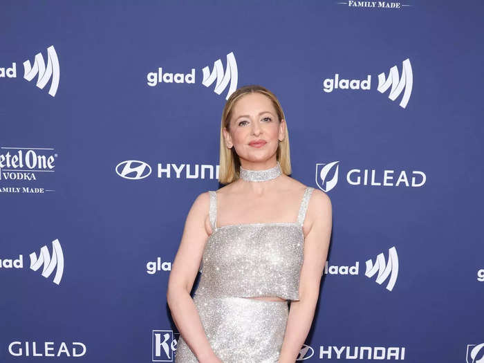 Sarah Michelle Gellar wore countless sequins for the event.