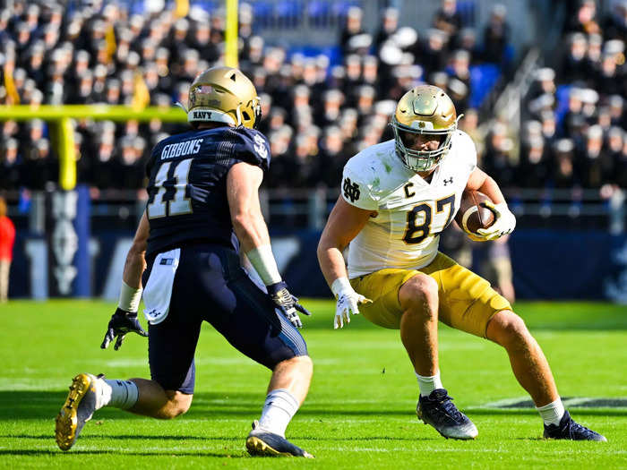 18. Detroit Lions — Michael Mayer, TE (Notre Dame)