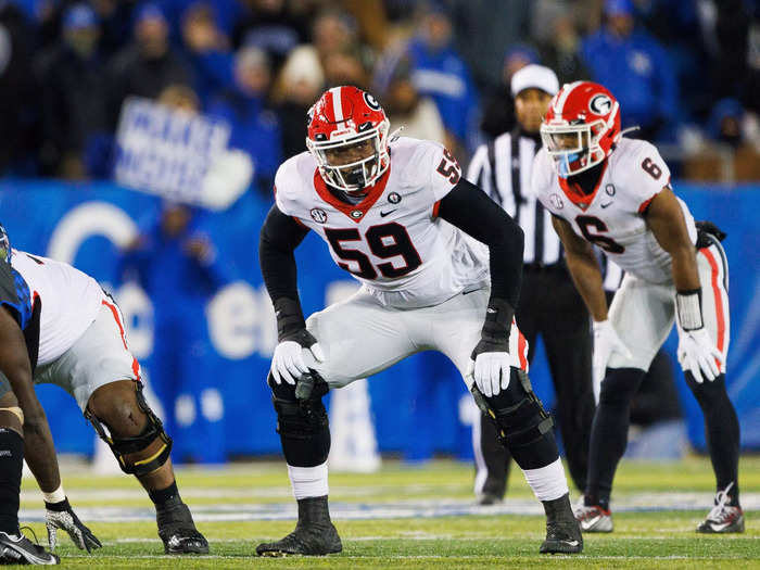 11. Tennessee Titans — Broderick Jones, OT (Georgia)