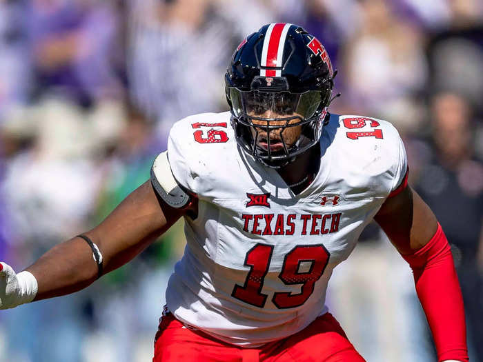 8. Atlanta Falcons — Tyree Wilson, Edge (Texas Tech)