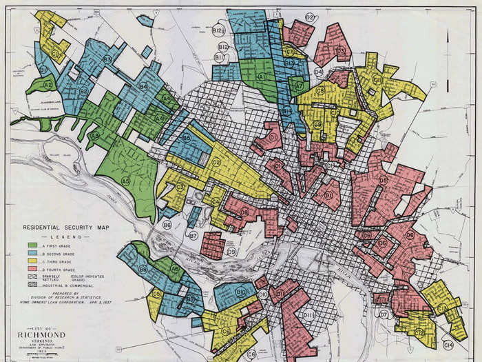 In Richmond, Virginia, people were prohibited from residing on any block where they were not allowed to marry the majority of residents, leading to the state