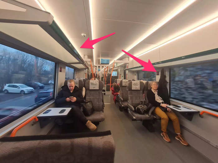 On the train to Oslo, I noticed some unique features that I hadn