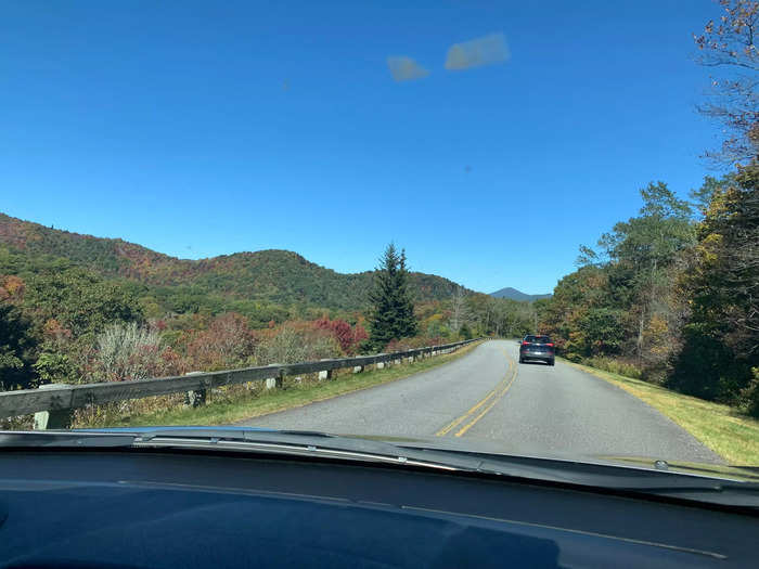 We stopped for gas before driving south in Virginia. In total, we paid about $200 for gas on the trip.