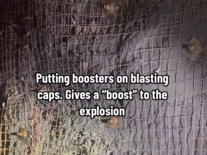 For the next two hours, I loaded several hundred pounds of explosives into my truck that are later dumped into drilled holes, a process we call "loading rounds." After that, I cleaned the truck and the storage room for the explosives.