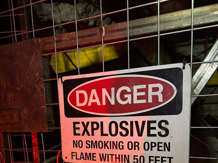 Once we reach our destination, we split up and head towards our assignment locations. Right off the bat, I went to my powder mag, the room we keep all our explosives used to blow up rocks for ore. I