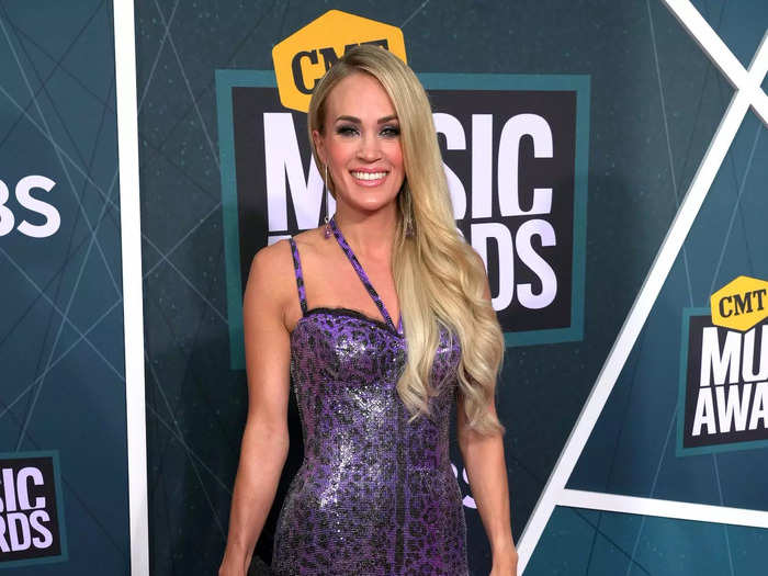 Carrie Underwood showed the wild side of her style last year.