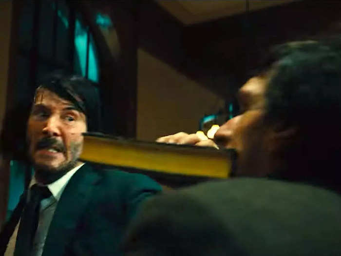 4. John murders Ernest with a book, "John Wick: Chapter 3 - Parabellum" (2019)