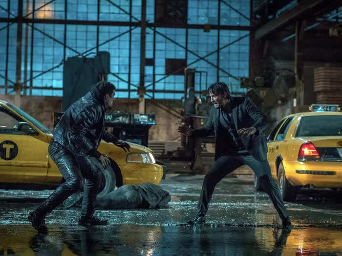 15. The taxi warehouse scuffle, "John Wick: Chapter 2" (2017)