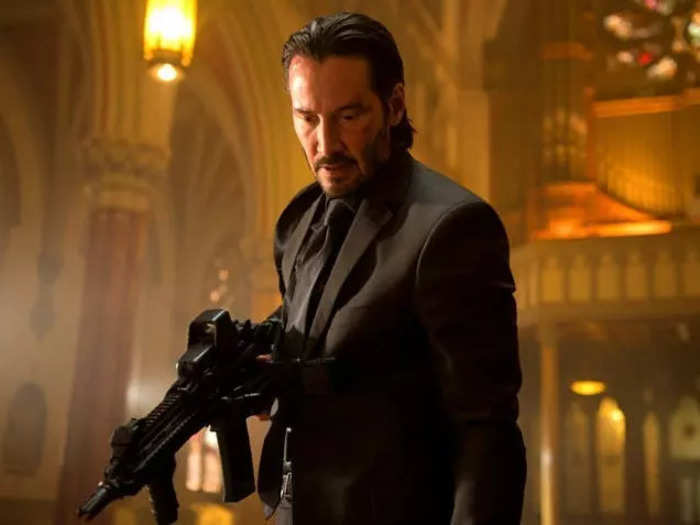 37. John takes out a Russian church, "John Wick" (2014)