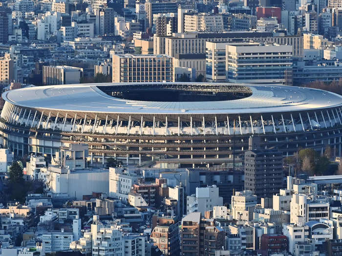 The cabins were created by British design company Acumen in collaboration with famous Japanese architect Kengo Kuma — who also designed the Tokyo Olympics National Stadium.