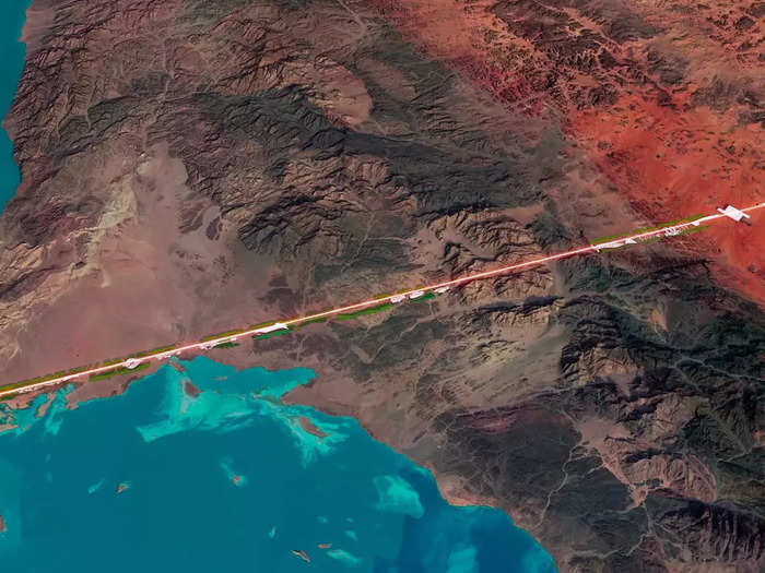 In Saudi Arabia, Crown Prince Mohammed bin Salman is constructing a city named "The Line" as part of a larger development called Neom.