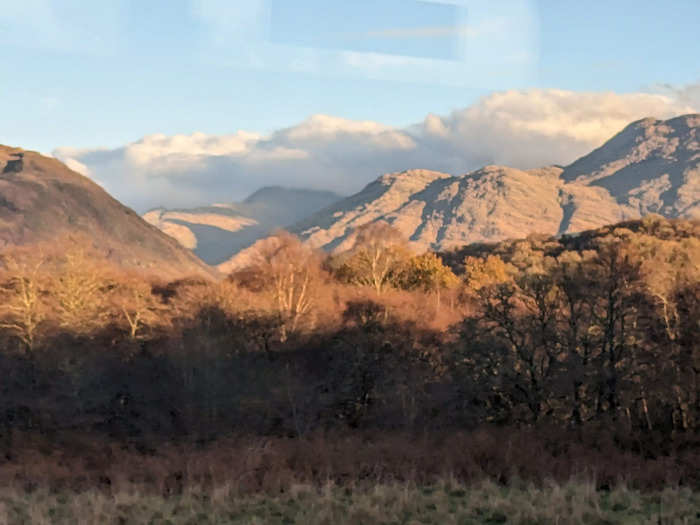 Falls of Cruachan is a station that sits at the foot of a large mountain called Ben Cruachan.