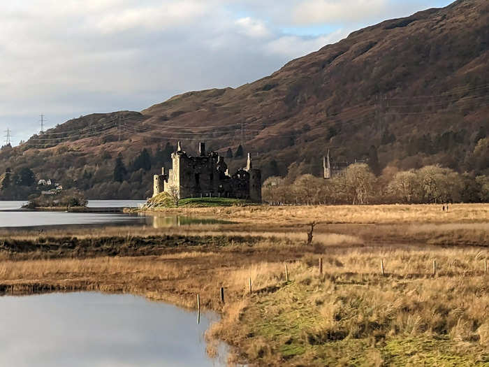 We were delighted to see Kilchurn Castle at the eastern end of Loch Awe.