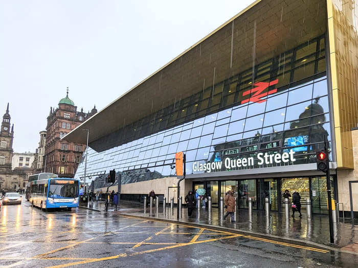 Our day began at Glasgow Queen Street, one of the city