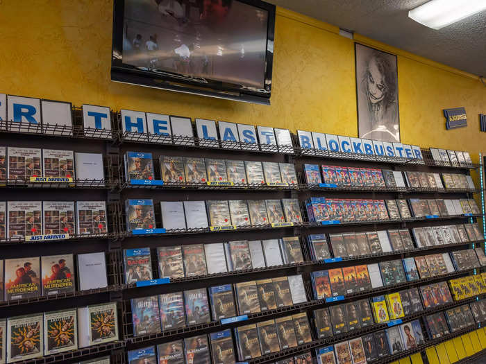 And you can rent movies from this store.