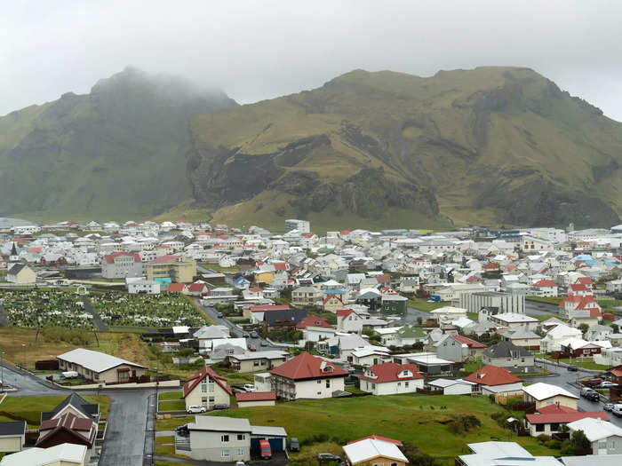 The largest of these islands is called Heimaey. It covers about five square miles and is the only inhabited island with a population of about 4,400 people.