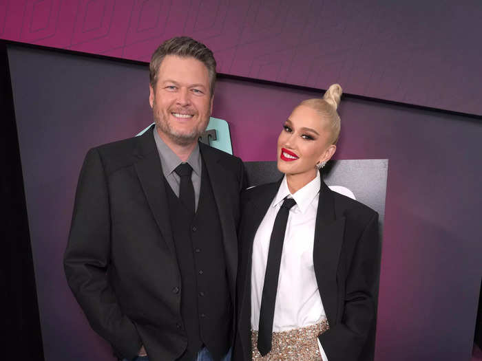 Blake Shelton and Gwen Stefani.