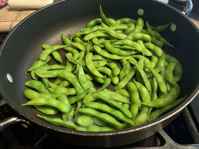 This edamame hit the spot.