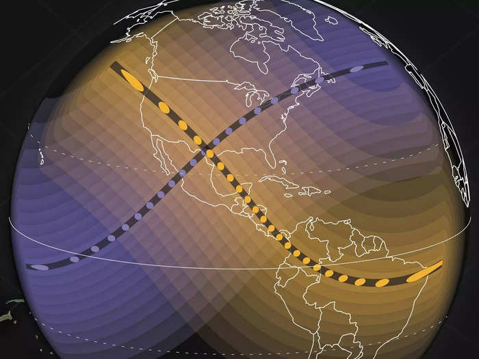 That eclipse will only be visible to the US and small portions of Mexico and Canada.